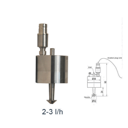 50Khz ultrazvočna razpršilna šoba iz titana